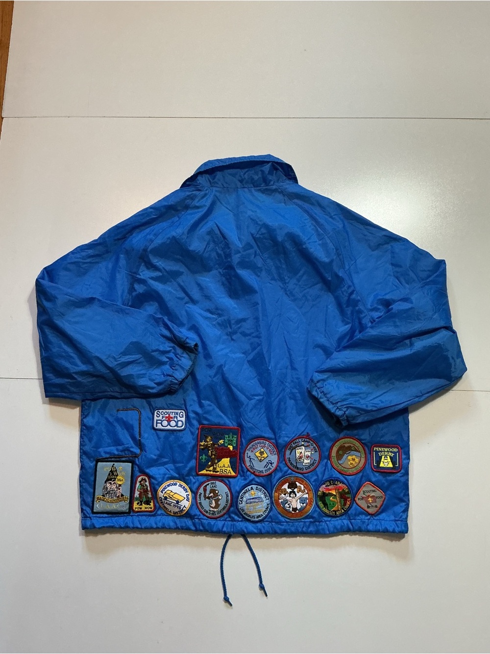 Vintage Eagles Ridge Sport POW Wow Boy Scouts Of America BSA Windbreaker Jacket